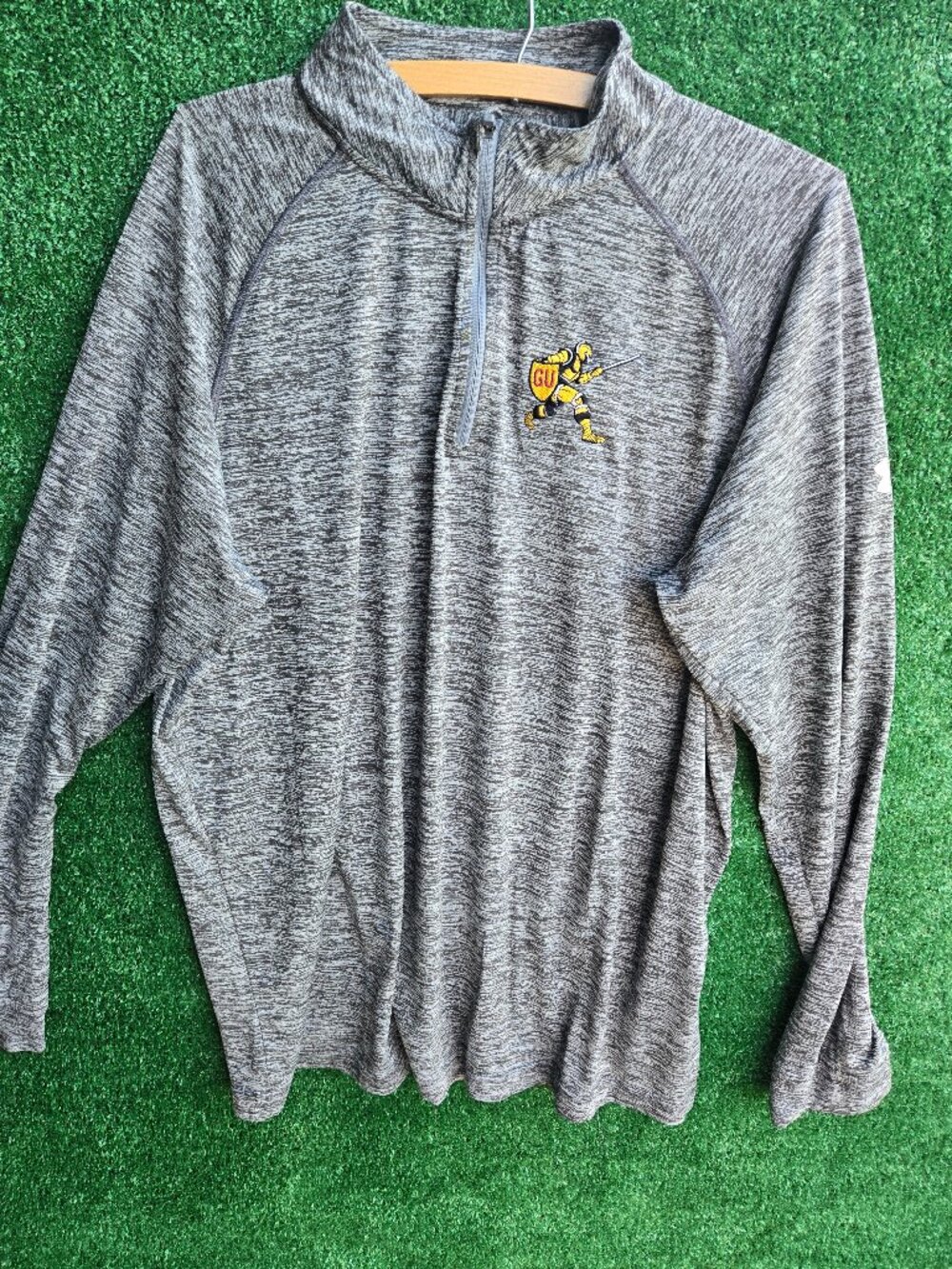 Gannon University Golden Knights quarter-zip performance pullover HeatGear